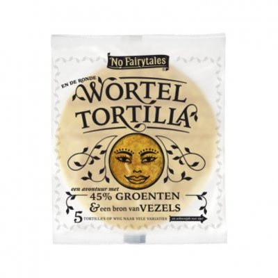 No Fairytales Wortel tortilla wrap